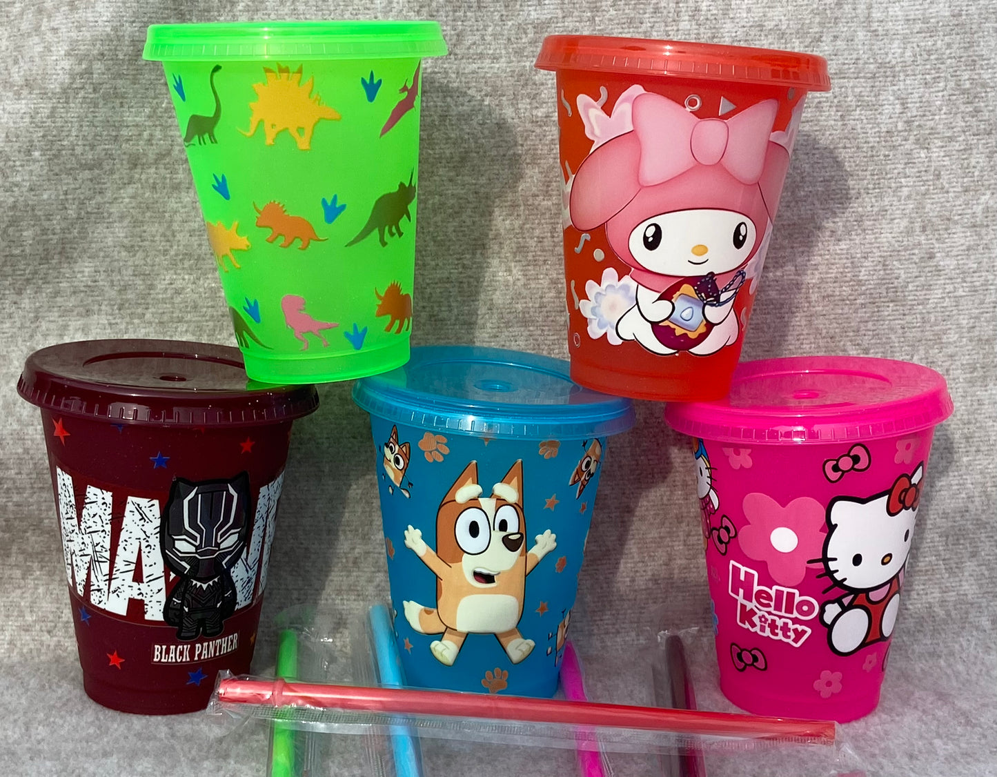 Kids glitter cold cup