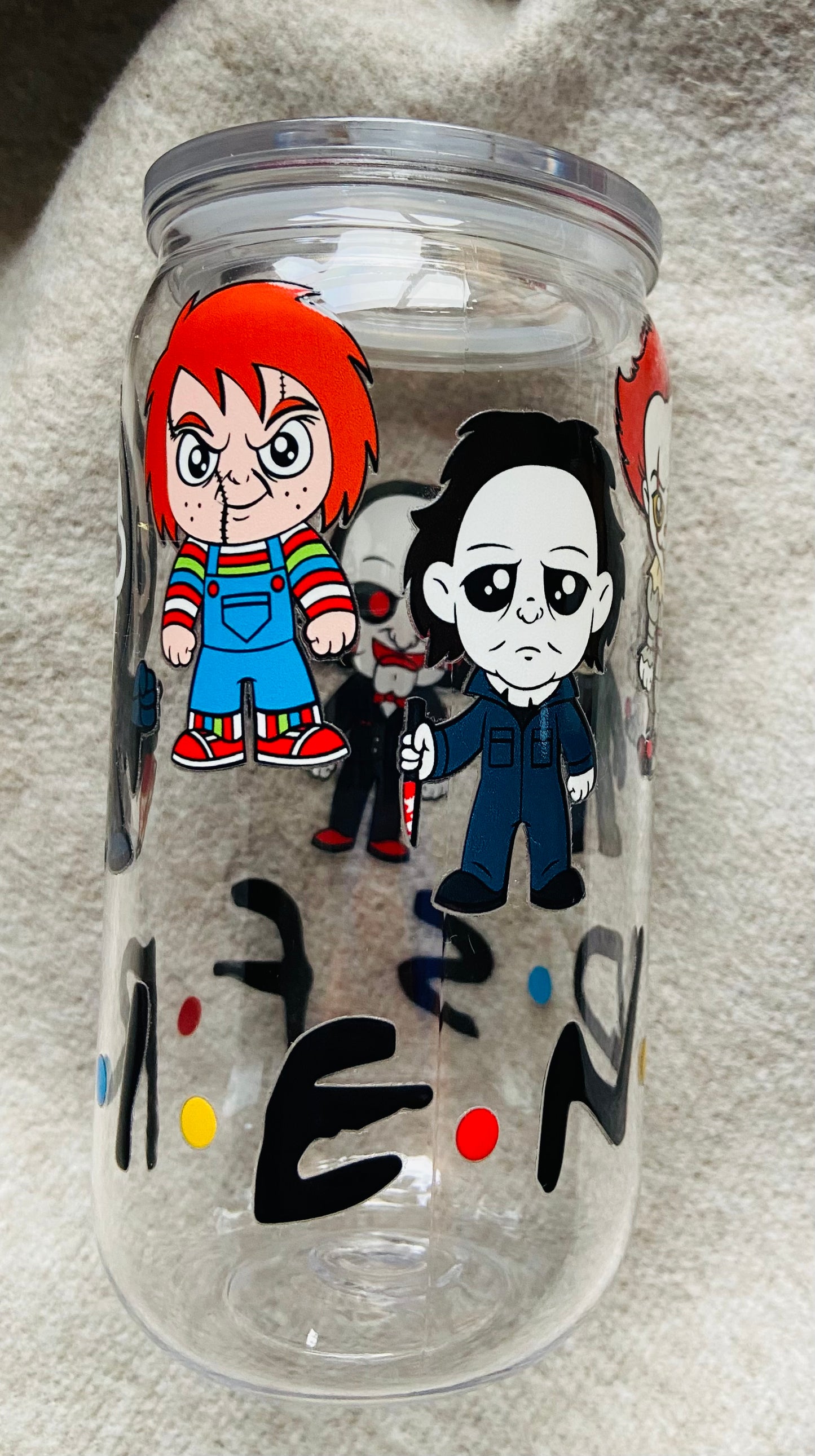 Halloween FRIENDS inspired cup