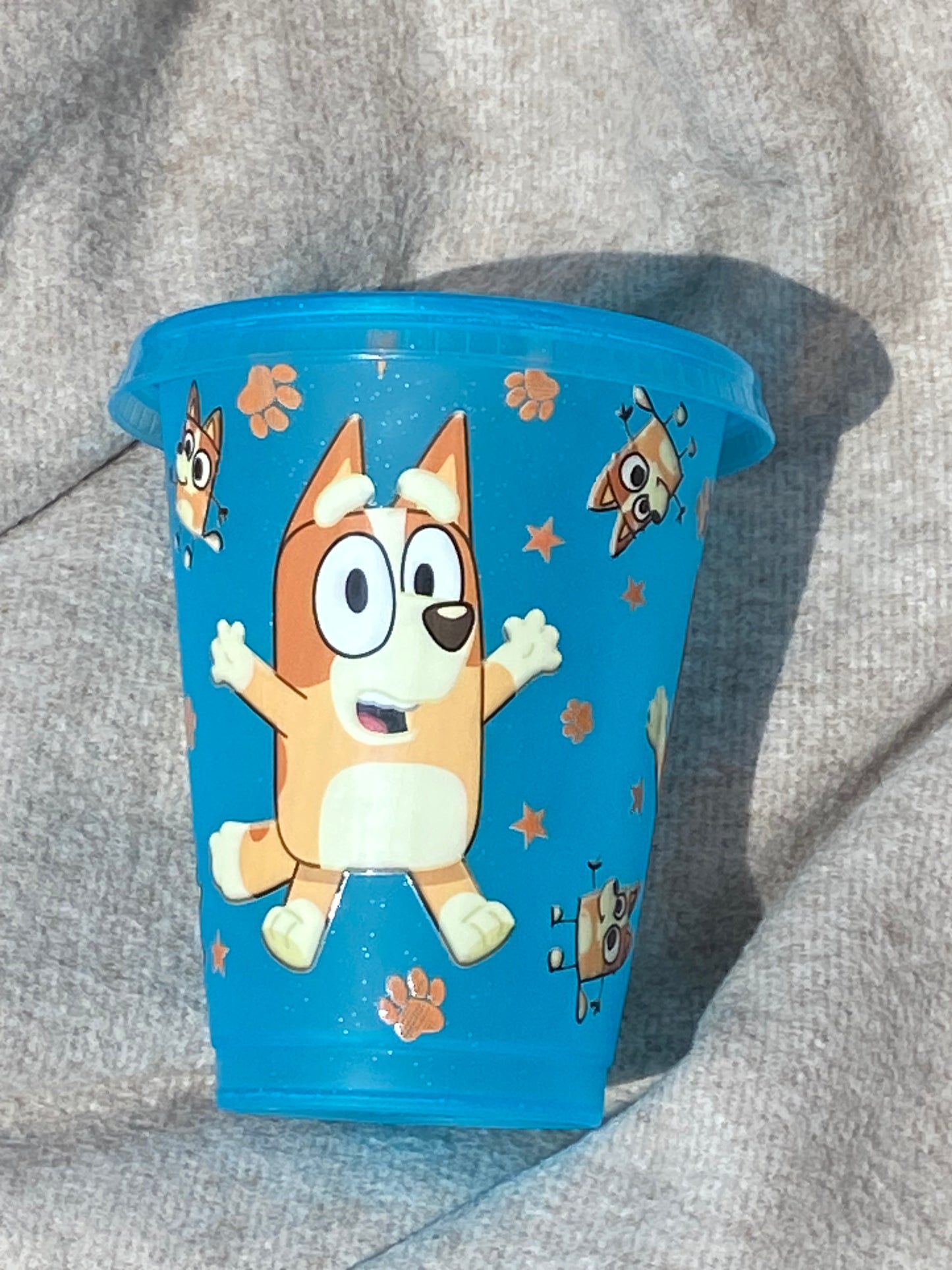 Kids glitter cold cup